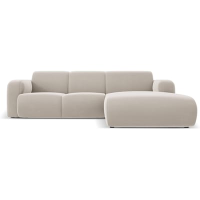 4-zitshoekbank Lola velvet rechts | Windsor & Co