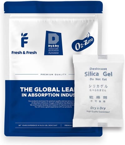 200 gram Pack van 10 "Droog & droog" Silica Gel Pakketten Dehydrerende Ontvochtigers
