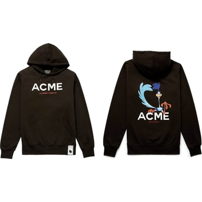 Looney Tunes ACME Road Runner Blij hoodie - Zwart - L