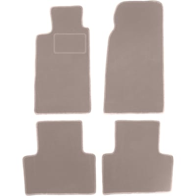 Beige velours matten voor: Jaguar XJ6 X300 sedan (1994-1997)