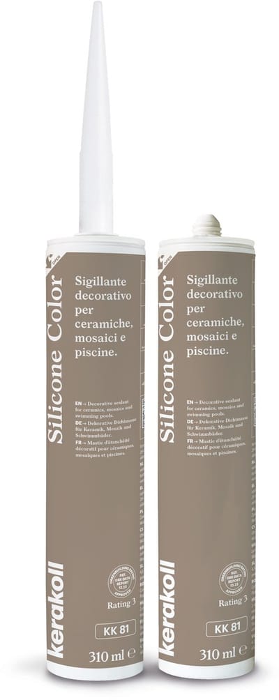 Kerakoll - Silicone Color - KK81 - Siliconenkit - Kleur 81 Bruin - Verkrijgbaar in 50 Kleuren - Greenbuild rating 3