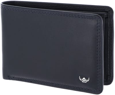 Golden Head Leren portemonnee Polo RFID Protect Minischeintasche 1194 Marineblau donkerblauw