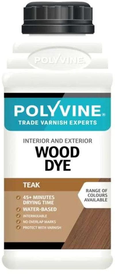 Polyvine Wood Dye Houtbeits Teak 1 Liter