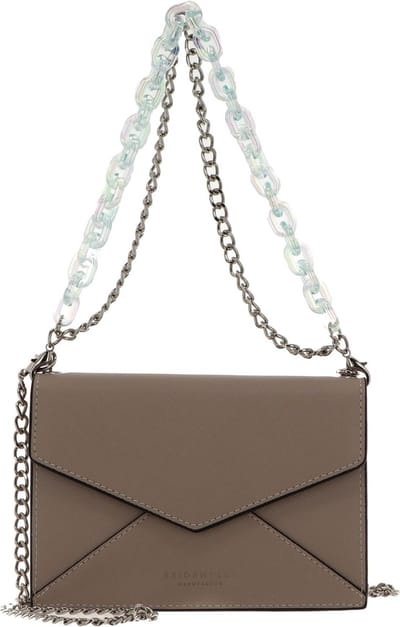 SEIDENFELT MANUFAKTUR Schoudertas Avondtas Kira Crossbodybag Warm Grey Beige