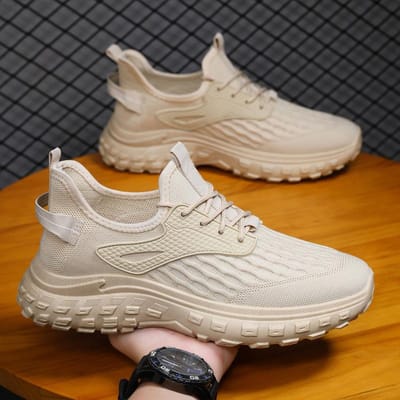 Herenschoenen Herfst Nieuwe Trendy Vliegend Geweven Platform Papa Schoenen Casual Hardloopschoenen Kokosschoenen Trendy Schoenen Herenschoenen 44 orange