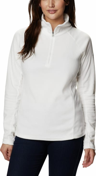 Columbia Glacial™ IV 1/2 Zip Fleece trui - Fleecetrui met halve rits - Outdoortrui Dames - Wit - Maat L