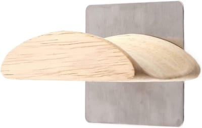 Hoofdtelefoonhouder Hout - Koptelefoonstandaard Muur - Werkplek Organiseren - Massief Hout - Compact Ontwerp - Natuurlijk Hout