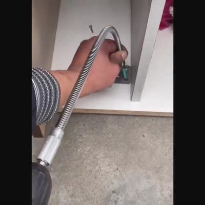 Dailygoody - Flexibele Schroevendraaier - 1/4 inch - Buisvormige Verbinding - 200 mm - Geschikt voor Elektrisch Gereedschap - Perfect voor Thuisgebrui