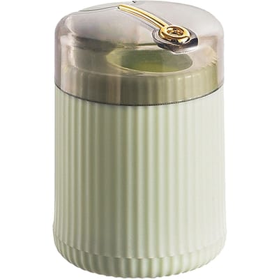 Pop-up Tandenstokerdoosje Druk Tandenstokerhouder Dispenser Compacte Tandenstoker Opbergdoos voor Huishouden lichtgroene kleur
