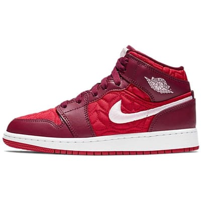 Jordan 1 Mid SE Rood Quilt (GS) 36 red