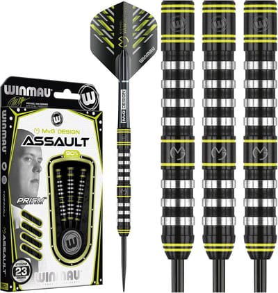 Tungsten Steeltip Darts - Dartpijlen Set - Precisie Werpen - Geoptimaliseerd Grip Profiel - 23 gram - Multicolor