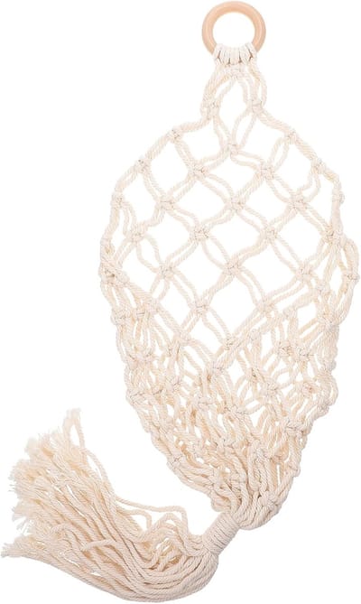 Boho Hangmand voor Groenten en Fruit - Katoenen Macramé Opbergtas