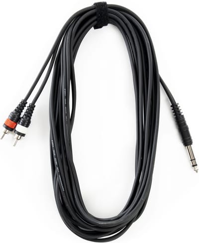 MUSIC STORE Insertkabel 6m Cinch - Insert kabel
