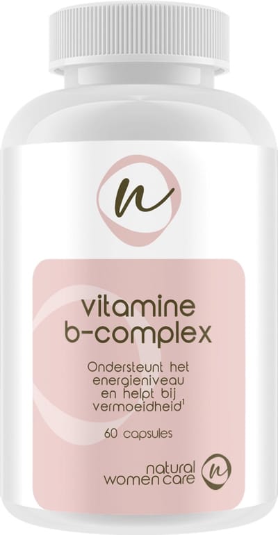 Natural Women Care - Vitamine B-complex - alle b-vitamines aangevuld met Choline, Inositol en PABA