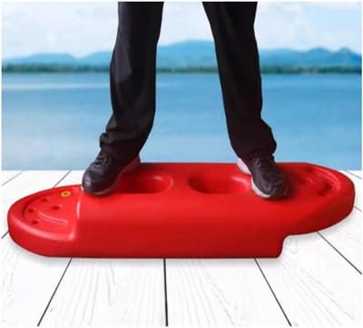 Water gevulde Barrière - Veiligheidsbaan Bumper - Waterpret Markeren - Schokabsorberend Ontwerp - 110 x 35 x 17 cm - Rood