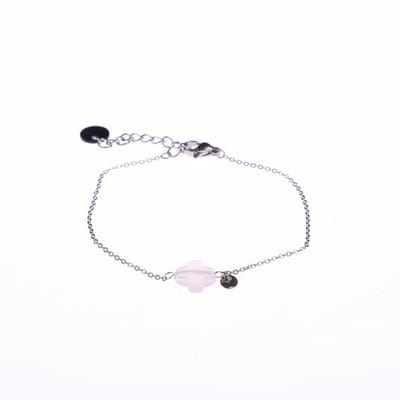 Go Dutch Label Armband Klaver Roze Goud B9308-10