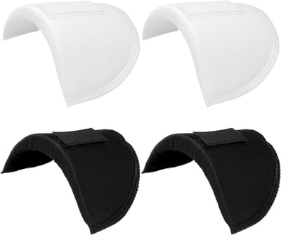 Schouderpads - Kleding Pads - Kleding Verstevigen - Zonder Naaien - 15mm Dikte - Zwart Wit