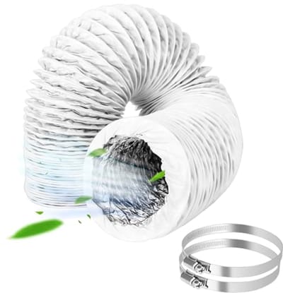 Flexibele Afvoerslang 100 mm voor Airconditioning en Afzuigkap - inclusief Slangklemmen