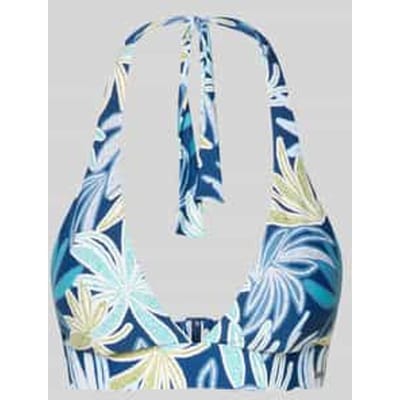 Bikinitop met halter model 'BOHEMIAN LEAF TRIANGLE'