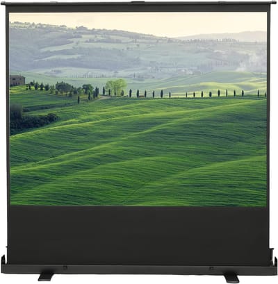 Projectiescherm - Draagbaar scherm - Thuisbioscoop - 140 graden kijkhoek - 80 inch 4:3 - Wit