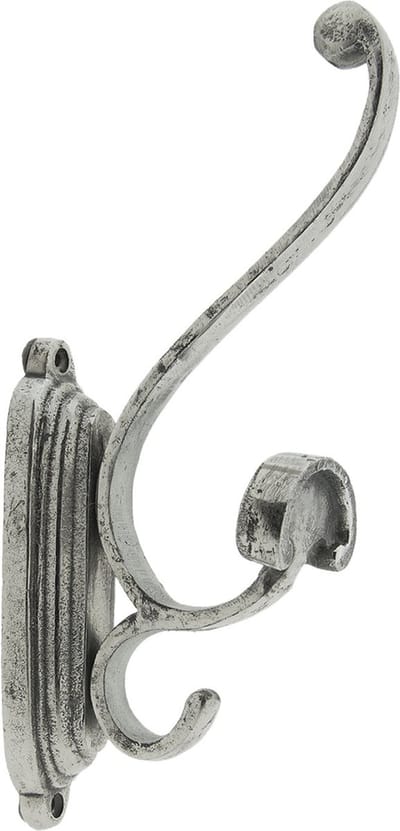 Clayre & Eef Wandhaak 7x13x33 cm Zilverkleurig Ijzer Kapstok