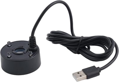Mist Maker - Luchtbevochtiger Vernevelaar - Decoratieve Mist Creëren - Waterdicht Kleurrijk LED - 47x47x25mm - Zwart
