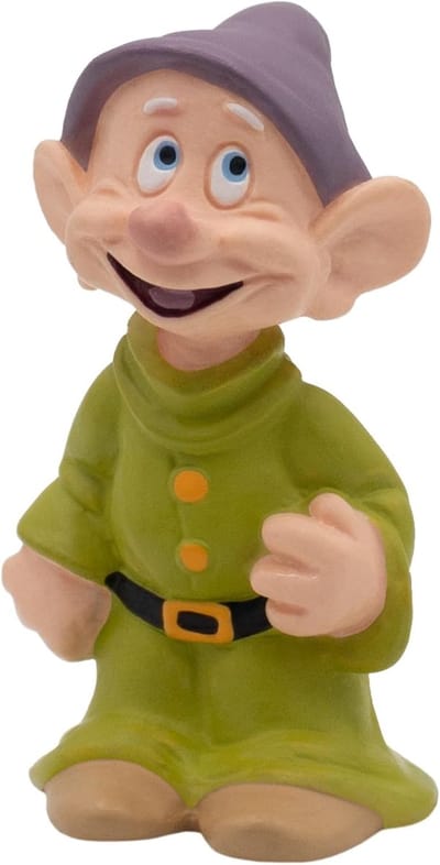 Bullyland 12482 – Speelfiguur en verzamelfiguur Dopey uit Sneeuwwitje en de Zeven Dwergen – ca. 5,1cm – levensecht en detailrijk vormgegeven – ideaal als taartfiguur en klein cadeautje voor kinderen vanaf 3 jaar