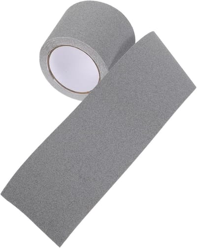 Zelfgemaakte verkeersstickers 10 cm x 5 m voor modelspoorweginstallaties, zelfklevende straatband van robuust materiaal, grijze miniatuur straatfolie voor modelbouw en diorama's