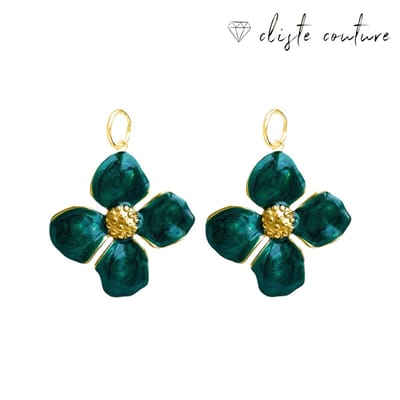 Cliste Couture Garden Whisper - Oorbellen Dames - Sieraden - Oorbellen Set - Verguld - Oorbellen - Oorbellen met hanger