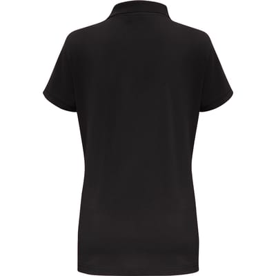 Asquith & Fox Dames/Dames Korte Mouwen Contrast Poloshirt (Zwart / Oranje)