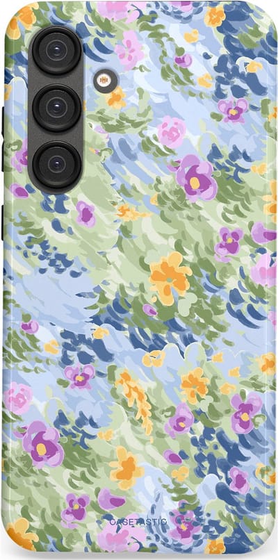 Casetastic Hoesje Geschikt voor Samsung S25 Plus - Stijlvolle Beschermende Duo-layer Case - Vijver briesje