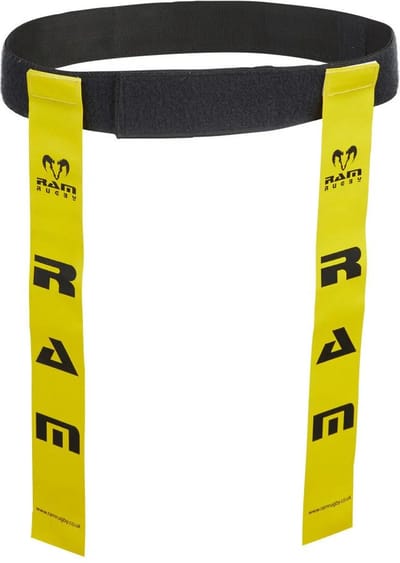 RAM Rugby - Tag belt Set - Complete set met riem en tags - Large - Geel