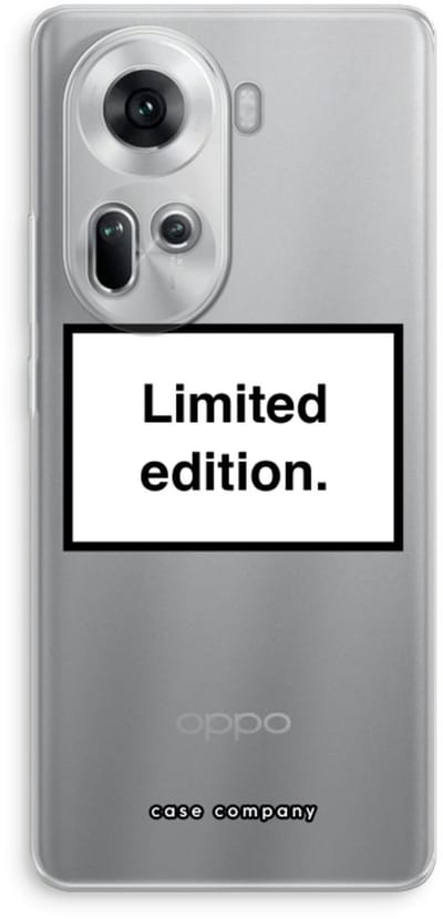Case Company® - Hoesje geschikt voor Oppo Reno 11 hoesje - Limited edition - Soft Cover Telefoonhoesje - Bescherming aan alle Kanten en Schermrand