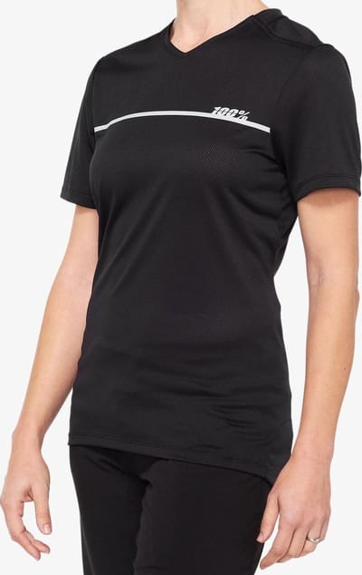 100% Dames MTB Shirt Ridecamp - Zwart-Grijs - XL