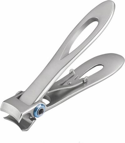 WiseGoods Professionele Nagelknipper - Nageltang - Nagelschaar Teennagels - Nagelschaartje - Kunstnagels - Nail Art - 9 cm - RVS