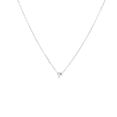 Letter-Ketting-F-Zilver