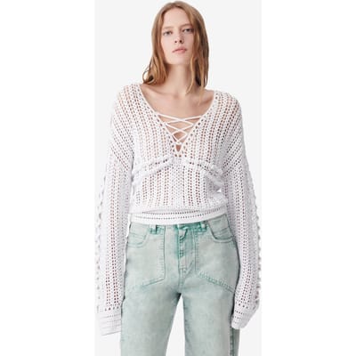 IRO Paris Kettie Pullover White Größe: M | Pullover Outlet | Damen | Weiß