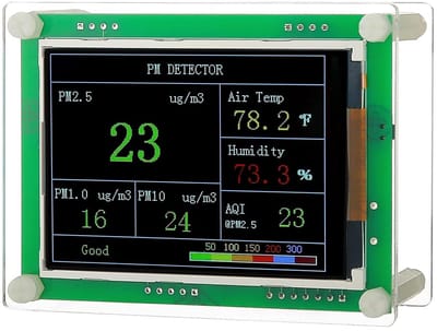 Luchtkwaliteitsmonitor Indoor voor Thuis en Kantoor - Meet PM1.0, PM2.5, PM10