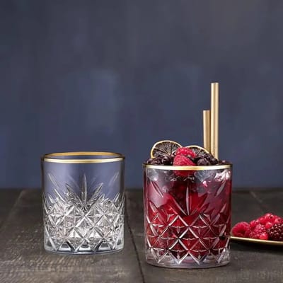 Pasabahce – drinkglas set van 4 – Timeless – 345 ml – goud – verfijnd ontwerp