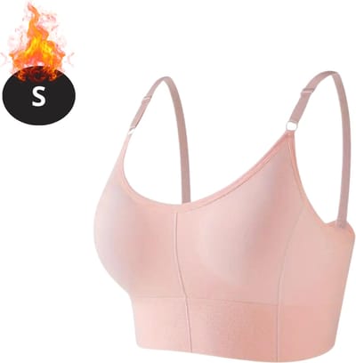 Bovista BH Zonder Beugel - Zonder Bandjes - Push-up Bh's - Comfort Beha - Gemengd - Roze - Maat S