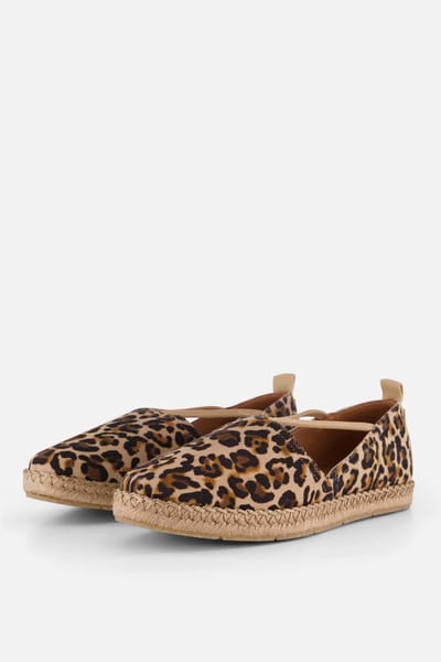 Tamaris Tamaris Leopard Espadrilles bruin Leer