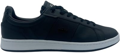 LACOSTE CARNABY PRO CGR 123 3 SMA BLK/WHT LEATHER - SIZE 42.5 / 8.5