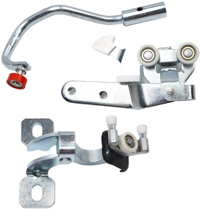 Dailygoods- Deurrolset Zijdelingse Poelenset - Compatibel met Fiat Ducato/Jumper/Boxer - Hoogwaardige Materialen - Eenvoudige Installatie - Duurzaam - Origineel OE 9033.S0 - Schuifdeurrol
