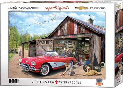 Legpuzzel 1000 Stukjes - Fotopuzzel Auto - Ontspannend Tijdverdrijf - Sterke Puzzelstukjes - 50 x 67 cm - Divers