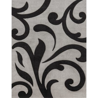 Modern tapijt Diamora grijs  60x110 cm
