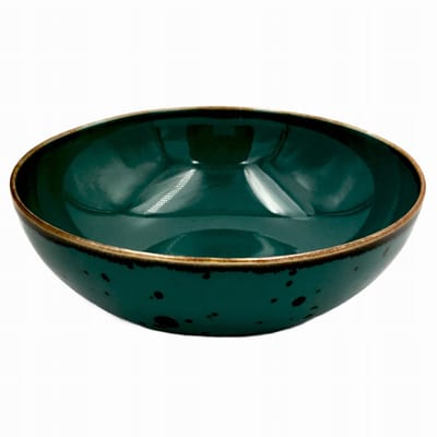 Bogucice Alumina Turkus Saladekom 24 cm Porselein