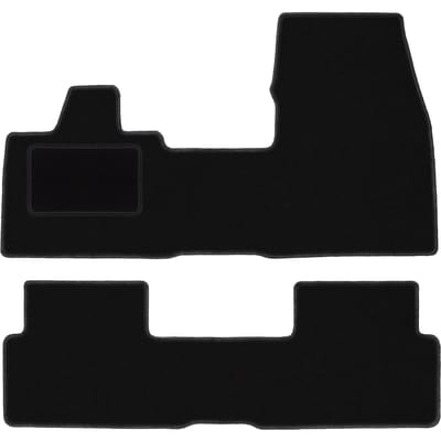 Zwarte veloursmatten voor: BMW I3 L01 hatchback (2013-)