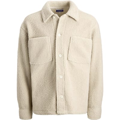 JACK&JONES - JORBLEECKER TEDDY OVERSHIRT LS - Heren - Overhemden