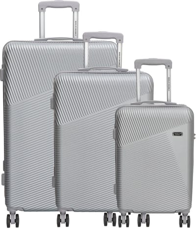 Beagles Originals Travel Originals Koffer 20-24-28 Inch - Kofferset - Set van drie - Reizen - Bagage - Zilver