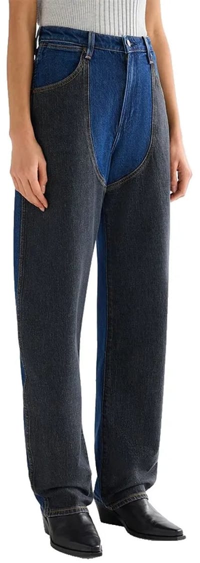 Wrangler Patched Chap Relaxed Fit Spijkerbroek Blauw 31 / 32 Vrouw